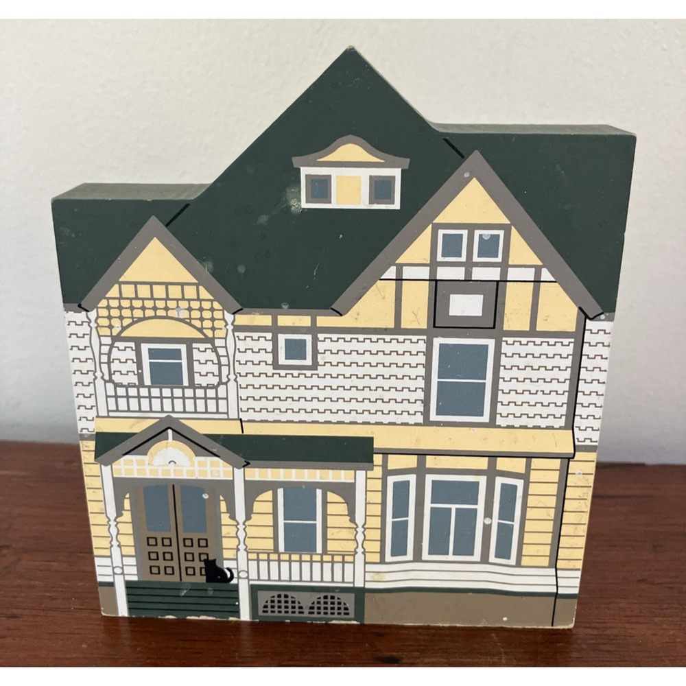 Vintage 90s Cats Meow Daughters of Painted Ladies Fan House San Francisco
